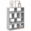 vidaXL B&uuml;cherregal Grau Sonoma 100x33x125,5 cm Holzwerkstoff
