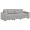 vidaXL | Sofa Set | mit Kissen 2 pcs Grau 221 x 78 x 80 cm Stoff
