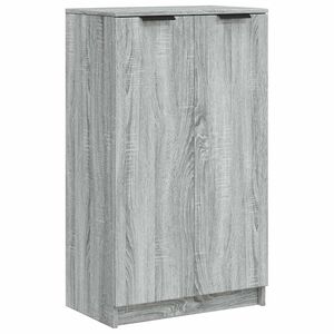 vidaXL Schuhschrank Grau Sonoma 59x35x100 cm Holzwerkstoff