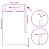 vidaXL Verdunkelungsrollo Schwarz 85x130 cm Stoffbreite 80,7 cm