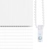 vidaXL Doppelrollo Wei&szlig; 50x230 cm Stoffbreite 45,9 cm Polyester