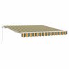 vidaXL Einziehbare Markise Mehrfarbig 350 x 250 cm