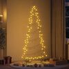vidaXL Metall Weihnachtsbaum mit St&auml;nder Schwarz 210 cm Stahl