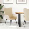 vidaXL Relaxsessel Creme Stoff