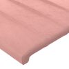 vidaXL Kopfteile 2 Stk. Rosa 72x5x78/88 cm Samt