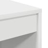 vidaXL Schreibtisch mit Schubladen 2 pcs Wei&szlig;