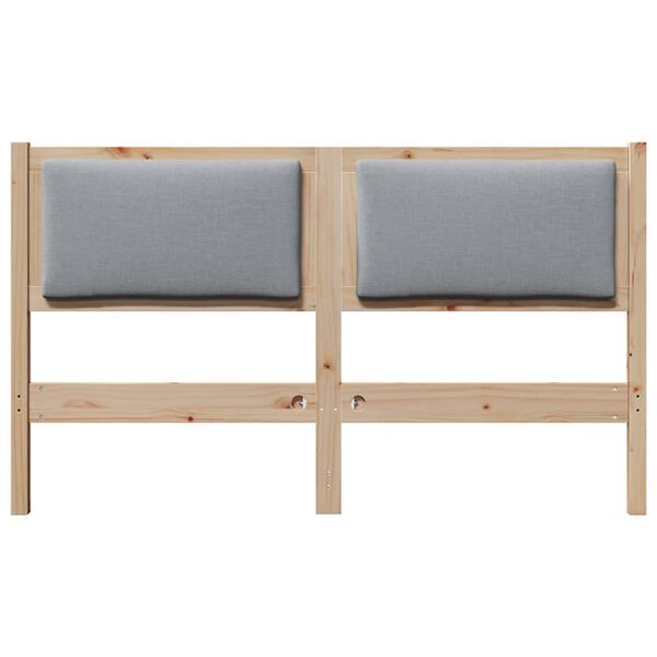 vidaXL Kopfteil Sonstiges Braun 160 cm Massivholz Kiefer