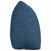 vidaXL R&uuml;ckenkissen Blau 60 x 20 x 50 cm Stoff