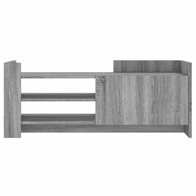 vidaXL TV-Schrank Grau Sonoma 100x35x40 cm Holzwerkstoff