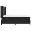 vidaXL Boxspringbett mit Matratze Schwarz 140 x 190 cm Samt