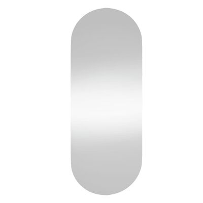 vidaXL Wandspiegel 20x50 cm Glas Oval