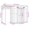 vidaXL Gartenhaus mit Schleppdach Braun 277x107x181 cm Stahl