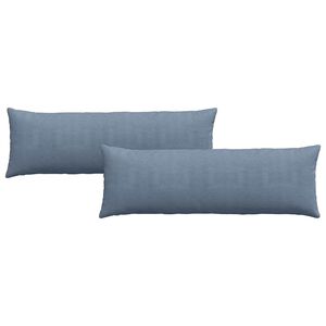 vidaXL Sofakissen 2 St&uuml;ck Blau 120 x 40 cm Cordstoff