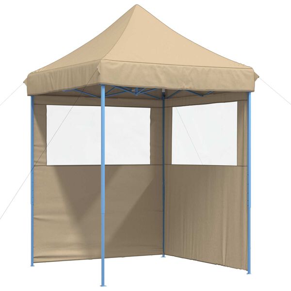 vidaXL Party-Zelt Beige 200 x 200 x 306 cm Oxford-Stoff