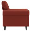 vidaXL Sessel Weinrot 60 cm Kunstleder