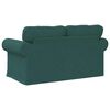 vidaXL Sofa Dunkelgr&uuml;n Gesamtabmessungen: 155 x 82 x 80 cm (B x T x H)