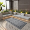 vidaXL Outdoor-Teppich Grau 80x150 cm PP