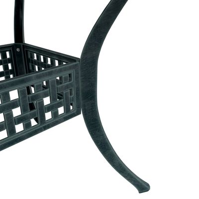 vidaXL 3-tlg. Bistro-Set Grün Aluminiumguss