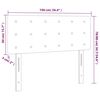 vidaXL LED Kopfteil Rosa 100x5x78/88 cm Samt
