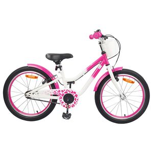 vidaXL Kinderfahrrad 20 Zoll f&uuml;r 6-11 Jahre alt Dunkelrosa