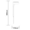 Luxform Solar-LED-Gartenleuchten AYR Orange 2 Stk. Schwarz