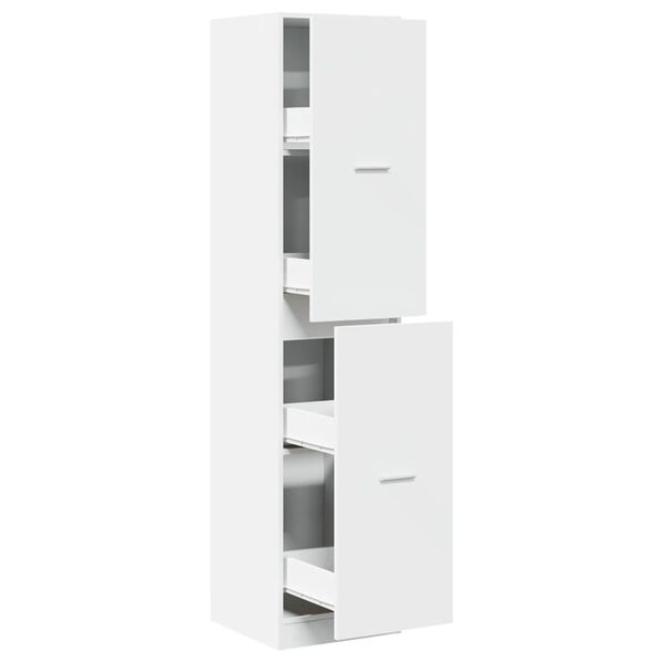 vidaXL Apothekerschrank Wei&szlig; 40x41x174,5 cm Holzwerkstoff