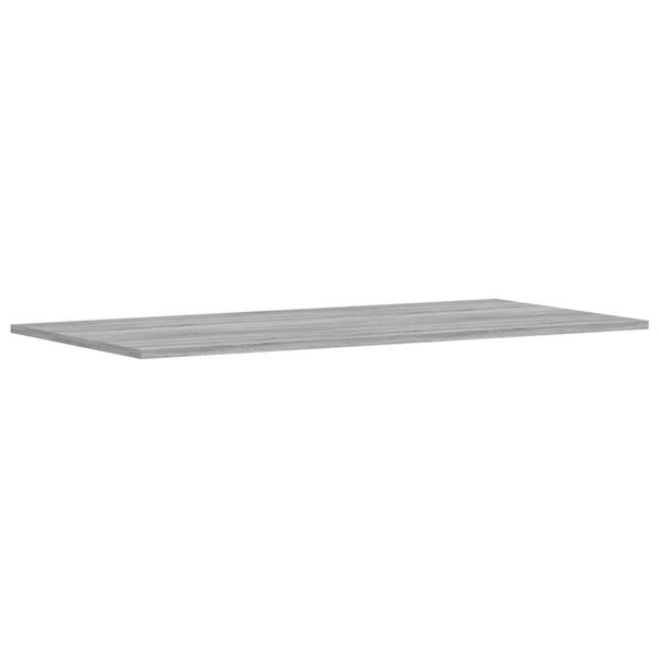 vidaXL Wandregale 4 Stk. Grau Sonoma 100x50x1,5 cm Holzwerkstoff