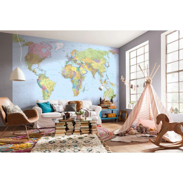 Komar Fotowandbild World Map XXL 368&times;248 cm XXL4-038