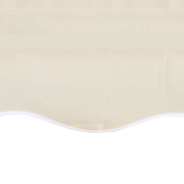 vidaXL Markisenbespannung Canvas Creme 500x300 cm