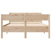 vidaXL Massivholzbett ohne Matratze 120x190 cm Kiefernholz
