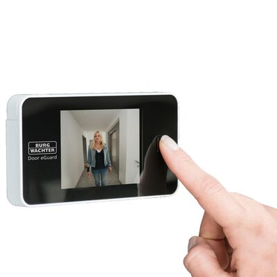 BURG-WÄCHTER Digitaler Türspion mit Kamera Schwarz