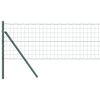 vidaXL Bodenmontierter Euro-Zaun 10 x 0,4 m PVC-beschichteter Stahl