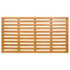 vidaXL Badematte Uni Braun 100 x 53 cm Holz