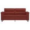 vidaXL 2-Sitzer-Sofa Weinrot 140 cm Kunstleder