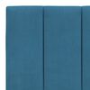 vidaXL Bettgestell ohne Matratze "Hanko" Blau 200x200 cm Samt