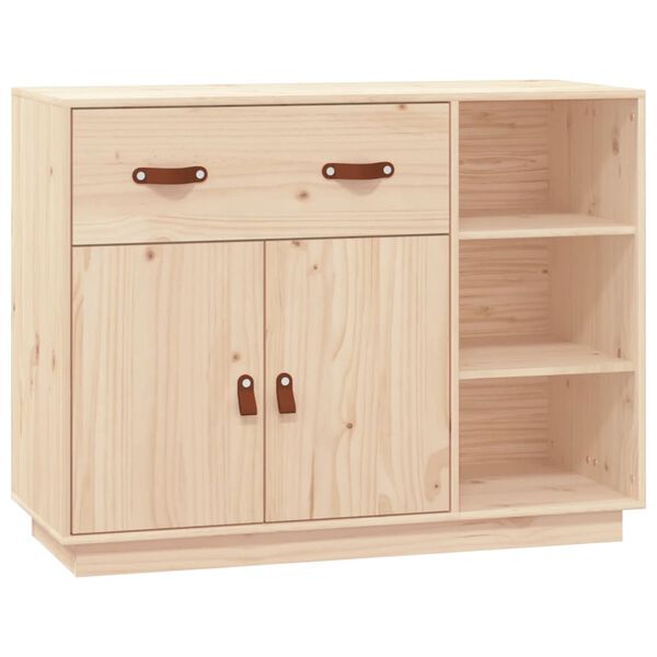 vidaXL Sideboard 98,5x40x75 cm Massivholz Kiefer