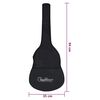 vidaXL Klassikgitarre f&uuml;r Anf&auml;nger mit Tasche Blau 3/4 36"