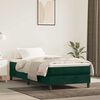 vidaXL Boxspringbettgestell Dunkelgr&uuml;n 90x190 cm Samt