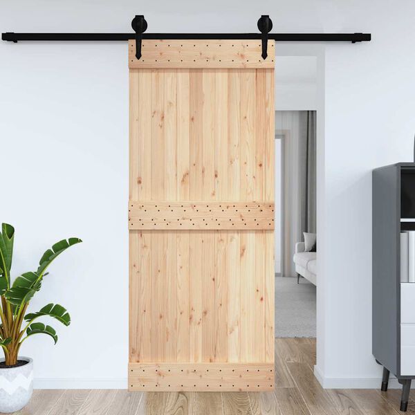vidaXL T&uuml;r NARVIK 100x210 cm Massivholz Kiefer