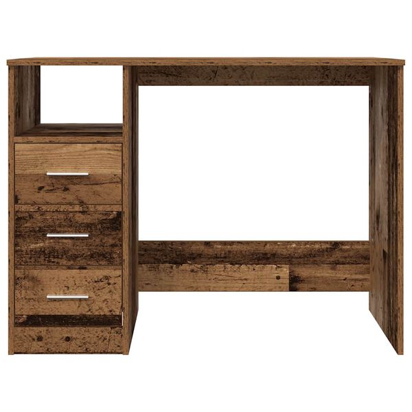 vidaXL Schreibtisch Altholz-Optik 102x76x50 cm Holzwerkstoff