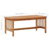 vidaXL 5-tlg. Garten-Lounge-Set mit Auflagen Massivholz Akazie