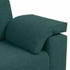 vidaXL Sofa Dunkelgr&uuml;n Gesamtabmessungen: 219 x 80 x 80 cm (B x T x H)