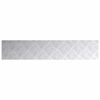 vidaXL Treppe Tritt Rechtwinklig 4 pcs Silber 100 x 20 cm Aluminium