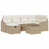 vidaXL Sofa Set 6 Stk. Poly-Rattan