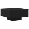 vidaXL Couchtisch Schwarz Eichen-Optik 60 x 60 x 31,5 cm Holzwerkstoff