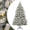 vidaXL K&uuml;nstlicher Weihnachtsbaum 270 cm 300 LEDs Warmes Wei&szlig;