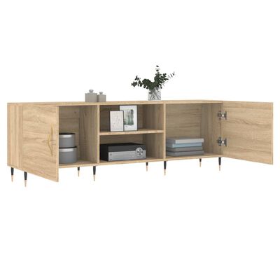 vidaXL TV-Schrank Sonoma-Eiche 150x30x50 cm Holzwerkstoff