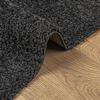 vidaXL Teppich Shaggy Hochflor Modern Anthrazit 120x170 cm