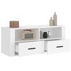 vidaXL TV-Schrank Wei&szlig; 100x35x40 cm Holzwerkstoff