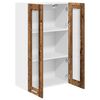 vidaXL H&auml;ngeschrank mit T&uuml;r Altholz 60 x 31 x 100 cm Holzwerkstoff